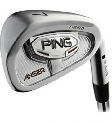 Ping Anser Forged 2010 Single Iron 5 Iron FST KBS Tour Steel Stiff Right Handed Orange Dot 37.5in